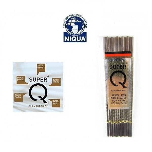 

Ювелирные пилки по металлу SUPER Q N8/0, комплект 6 шт