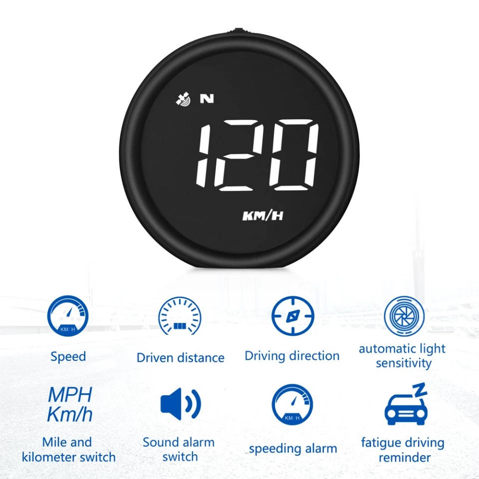 

GPS HUB Speedometer жпс хаб GPS СПИДОМЕТР(УНИВЕРСАЛЬНЫЙ) круглый дизайн