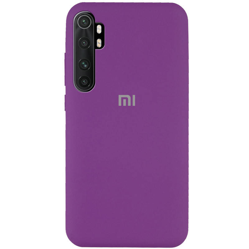 

Чехол Silicone Case Xiaomi Mi Note 10 lite слива