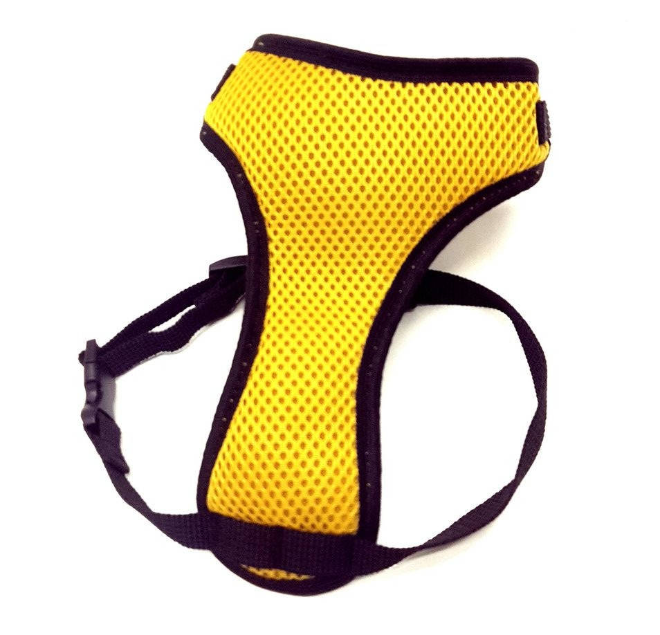 

Шлейка жилет для собак Спорт "№1, Желтый