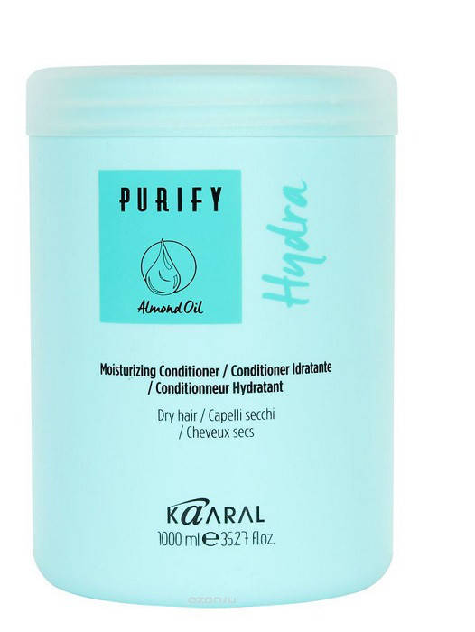 

Кондиционер увлажняющий для сухих волос Kaaral Hydra Conditioner PURIFY 1000 мл