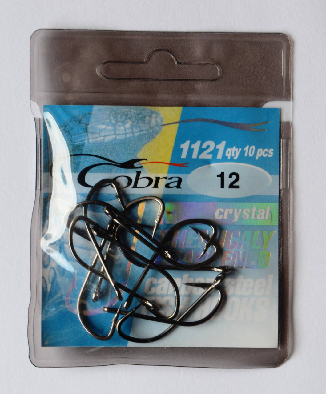 

Cobra crystal, крючки для рыбалки , №12, 10шт
