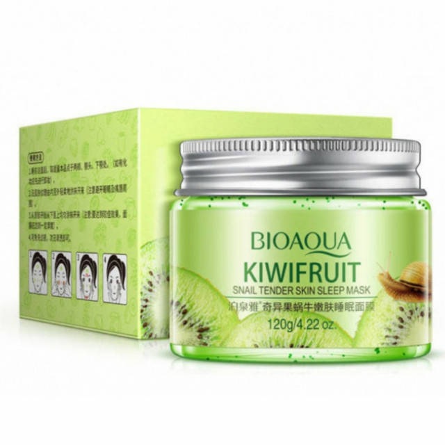 

Ночная маска для лица BIOAQUA Kiwifruit Snail tender skin sleep mask, 120g