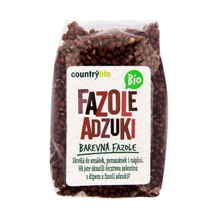 

БИО Фасоль Адзуки - Country Life 500 г (8595016587536)