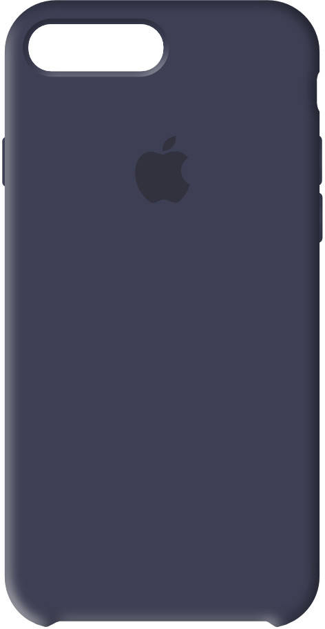 

Silicone Case iPhone 7 Plus / 8 Plus (Айфон 7 Плюс), Темно-синий