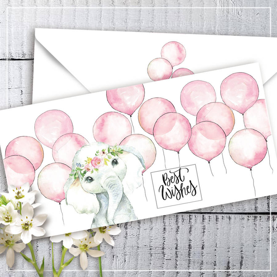 

Конверт для денег "Best Wishes"