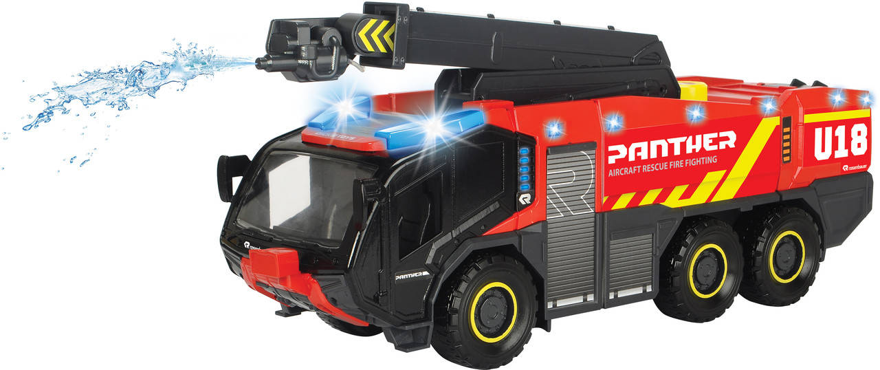 

Спасательная техника аэропорта Dickie Toys "Пантера" со зв, св. и водн. эф. 62 см (3719012), Разные цвета