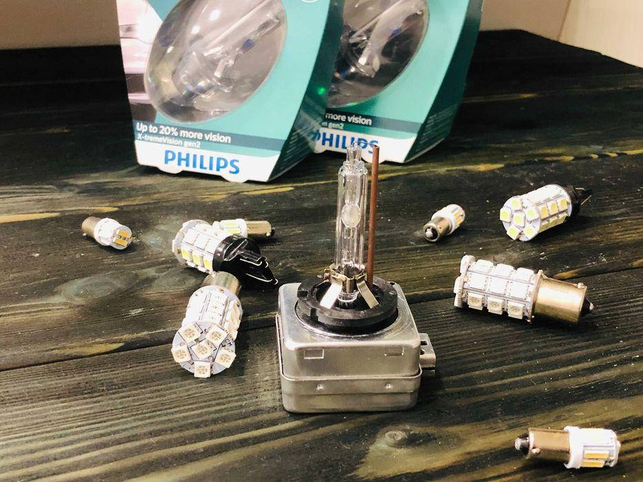 

Ксеноновая Биксеноновая лампа на авто. Замена D1S D2S D3S D4S Philips