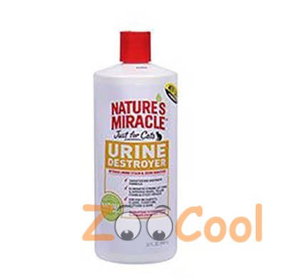 

8in1(Natures Miracle) устранитель запаха мочи кошек, 946 мл