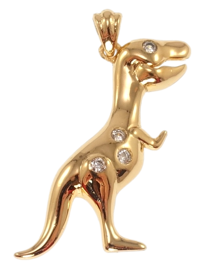 

Кулон Xuping Позолота 18K "Динозавр" для цепочки до 2мм