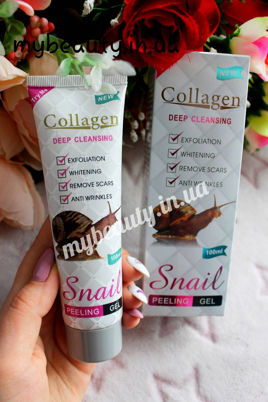 

Пилинг-гель для лица Collagen Snail с муцином улитки 100мл