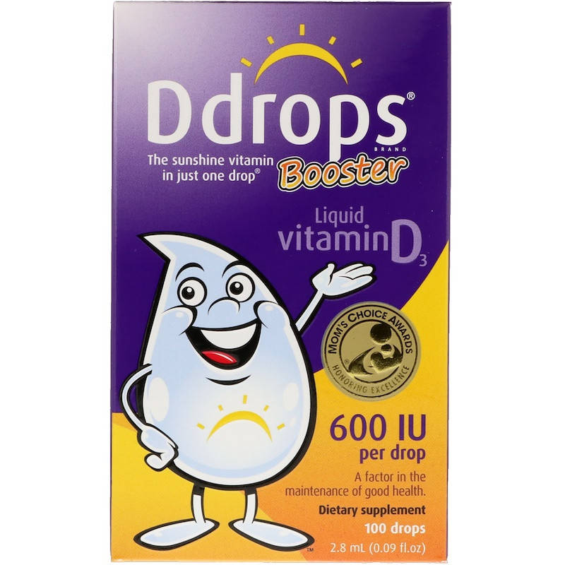 

Ddrops витамин D3 100 капель 600 МЕ