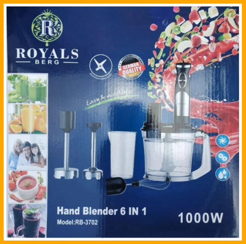 

Многофункциональный погружной блендер Royals Berg 6 в 1 RB-3702 1000Вт