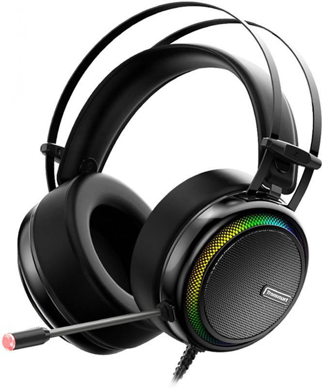 

Наушники Tronsmart Glary Gaming Headset with 7.1 Virtual Sound Black, Черный