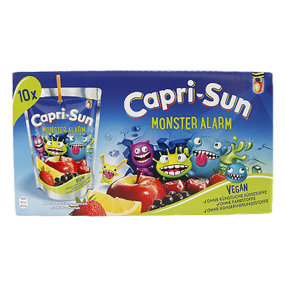 

Сік Капрізон фан алярм Capri-Sun fun alarm 10*200g 4пач/ящ (Код : 00-00005753)