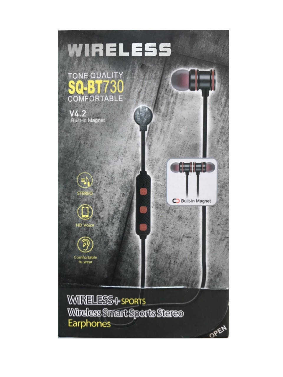 

Наушники bluetooth с микрофоном SQ-BT730
