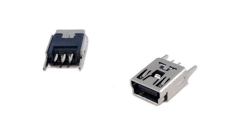 

Разъем под пайку mini USB (14283)