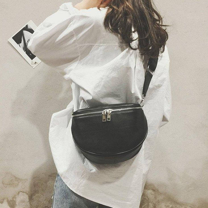 

Бананка через плечо тренд 2021, AL-3766-10, Черный