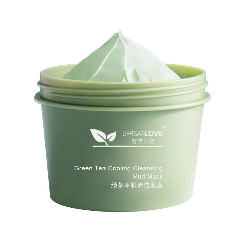 

Охлаждающая очищающая грязевая маска с зеленым чаем Sersanlove Green Tea Cooling Cleansing Mud Mask, 100г