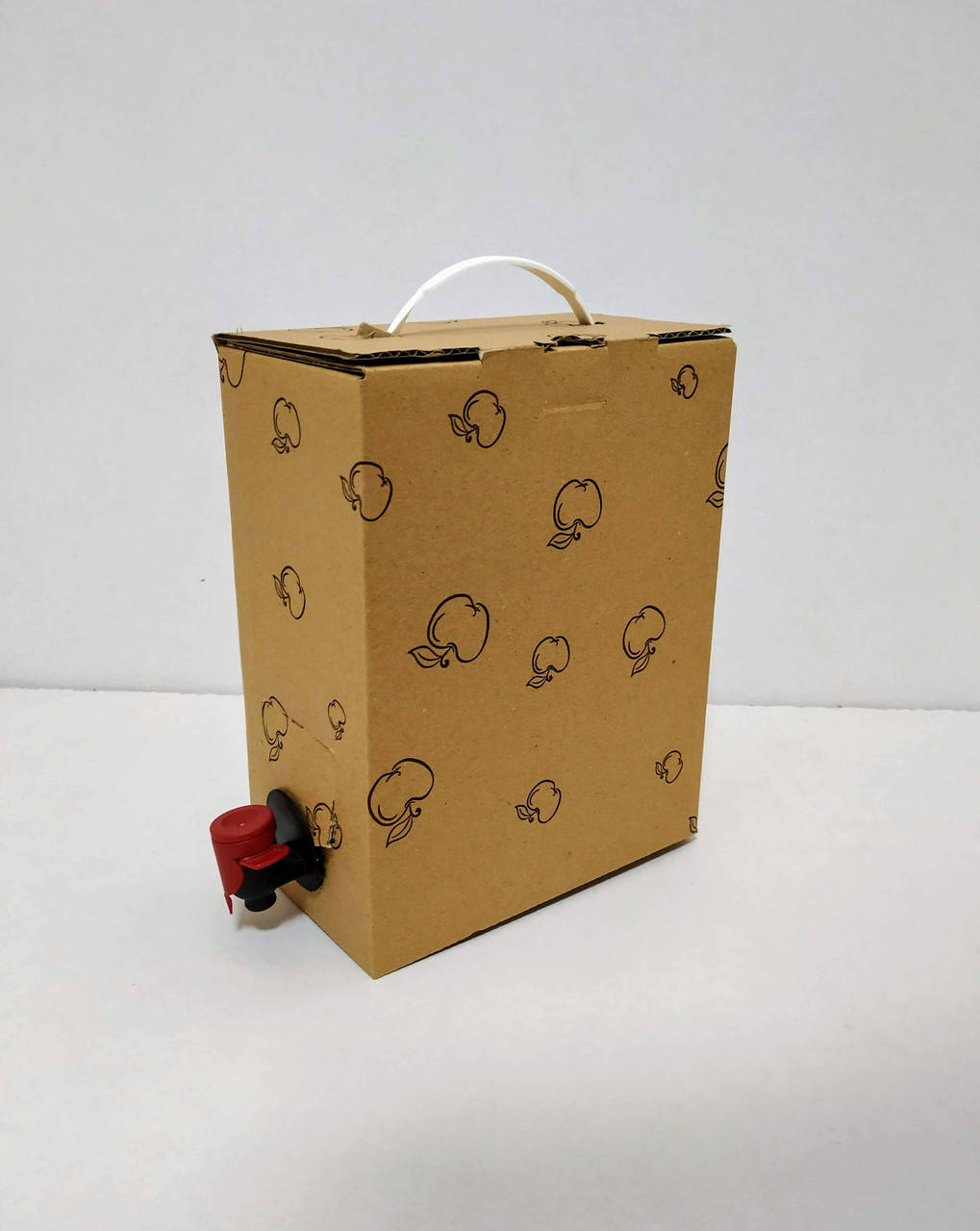 

Коробка 3л Bag in box яблуко (під сік), Серый