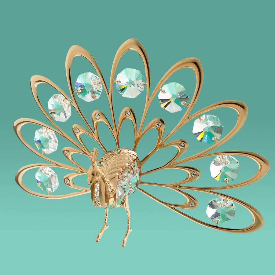 

Сувенирная фигурка "Павлин" Swarovski 10 х 13,5 см