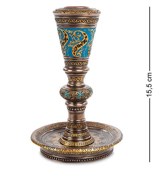 

Подсвечник с орнаментом Veronese 15,5 см 1903772 веронезе, Коричневый