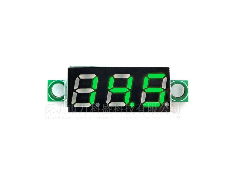 

DC вольтметр 0-100V (трехпроводной) Mini - зеленый