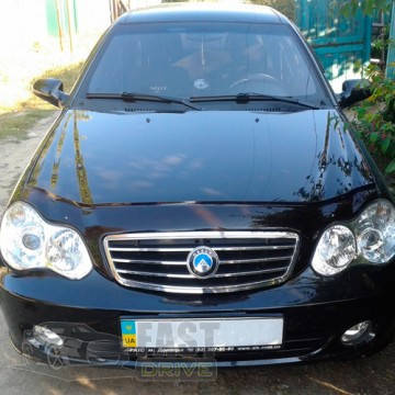 

ДЕФЛЕКТОР КАПОТА, МУХОБОЙКА GEELY CK 2005-2011 VIP TUNING