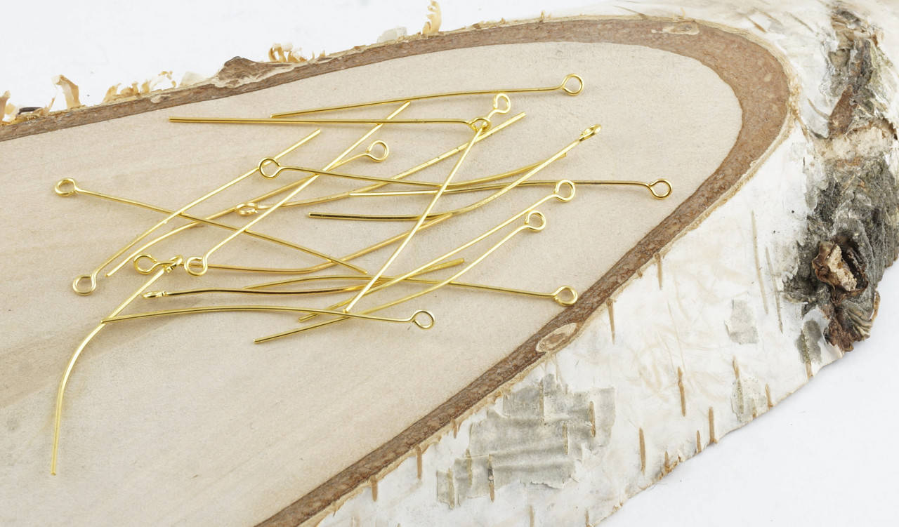 

Пины с ушком золото (50 мм) (10 грамм)