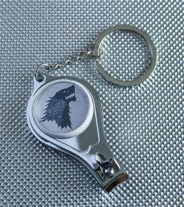 

Брелок Game of Thrones Stark с кусачками для ногтей и открывашкой