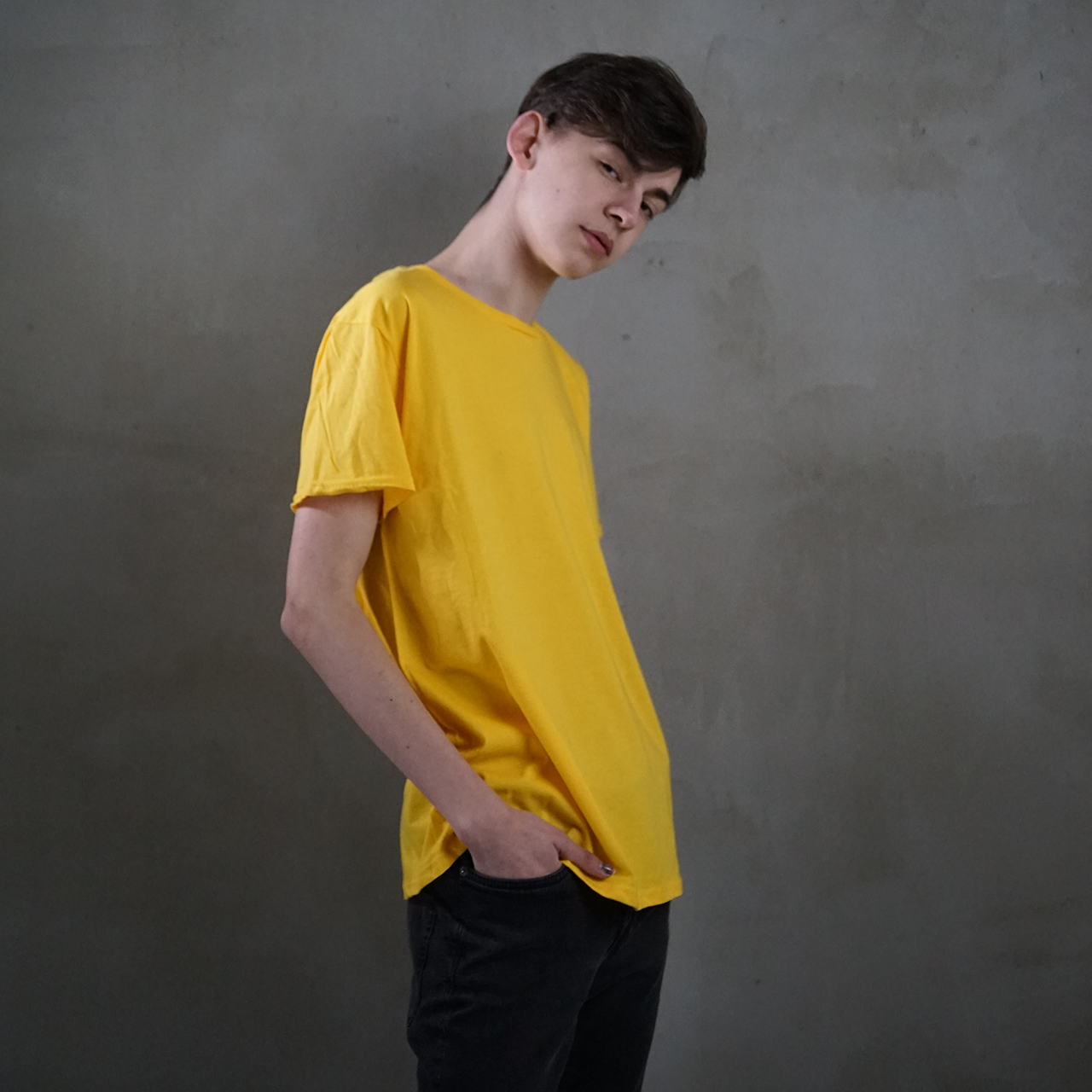 

Мужская Футболка Iconic Fruit of the loom Солнечно-жёлтый 061430034M