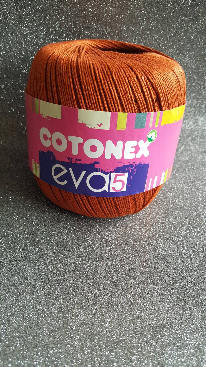 

Мерсеризованный хлопок COTONEX EVA 5 Рыжий, Терракота