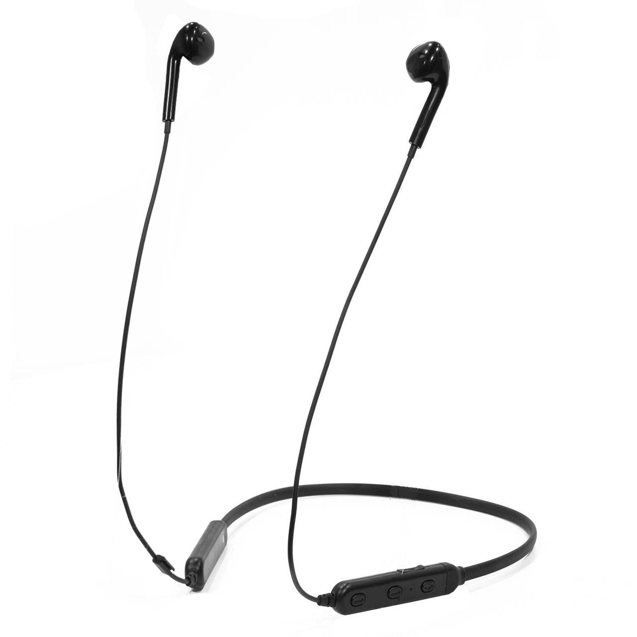 

☝Bluetooth гарнитура Moloke S6 Black спортивная беспроводная наушники с микрофоном в уши Блютуз 5.0, Черный