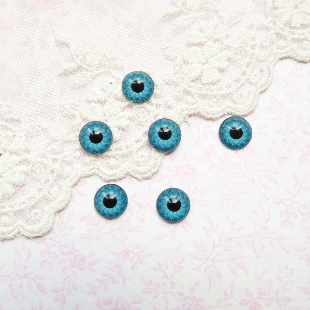 

Глазки для Кукол Пластиковые Глазное Яблоко ГОЛУБЫЕ 10 мм