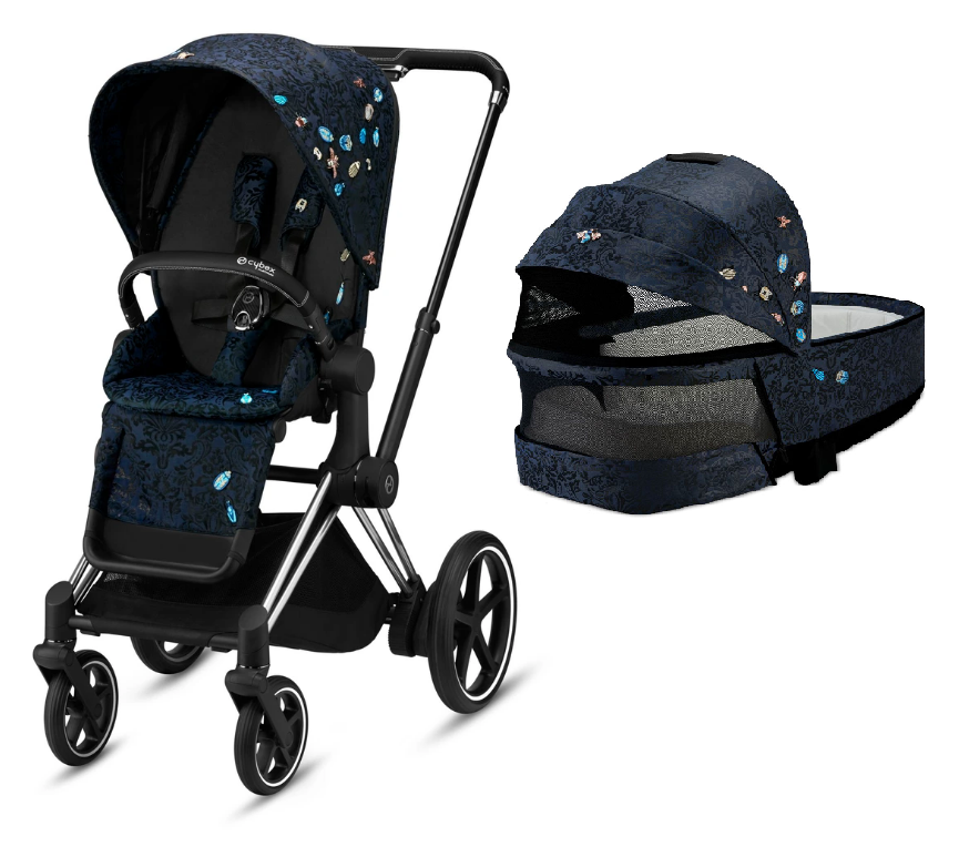 

Коляска Cybex Priam 2 в 1 Jewels of Nature шасси chrome black