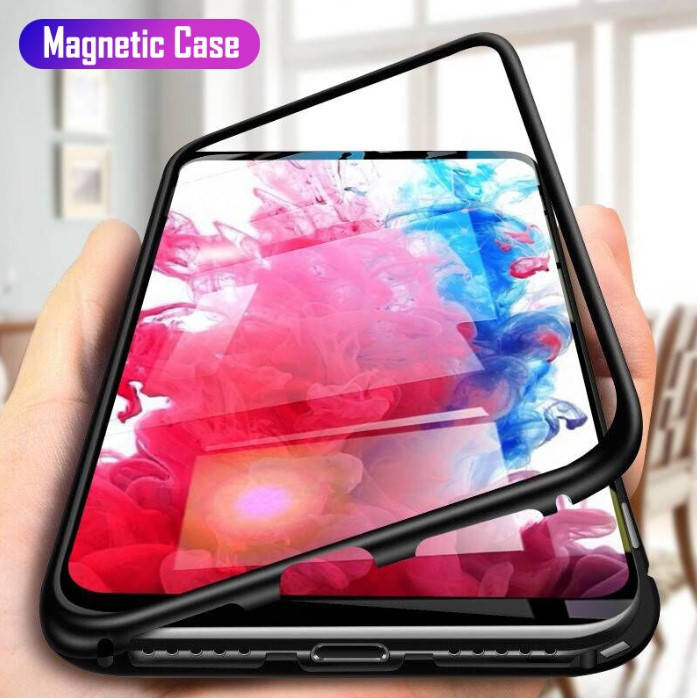 

Магнитный чехол Magnetic для Huawei P30 Pro два стекла (Разные цвета)