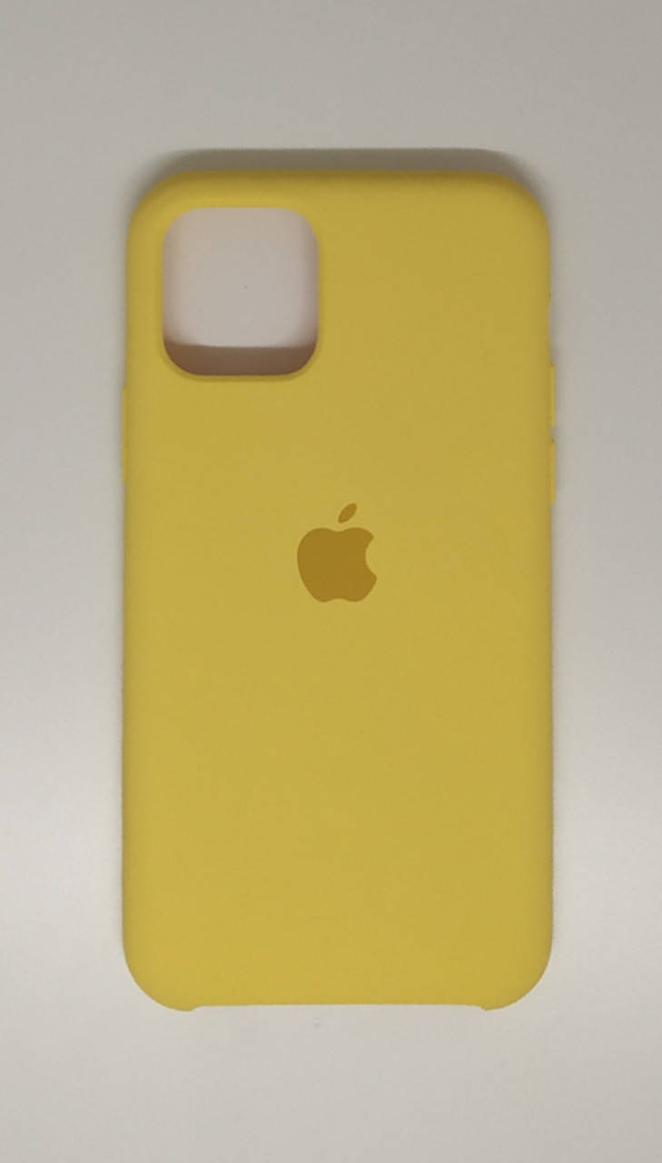 

Желтый силиконовый чехол iPhone 11 - "Желтый №4"