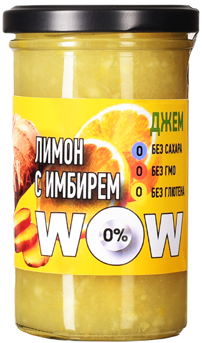 

Низкокалорийный джем c пребиотиком MSK null ZERO "Лимон с Имбирём" (260 грамм)