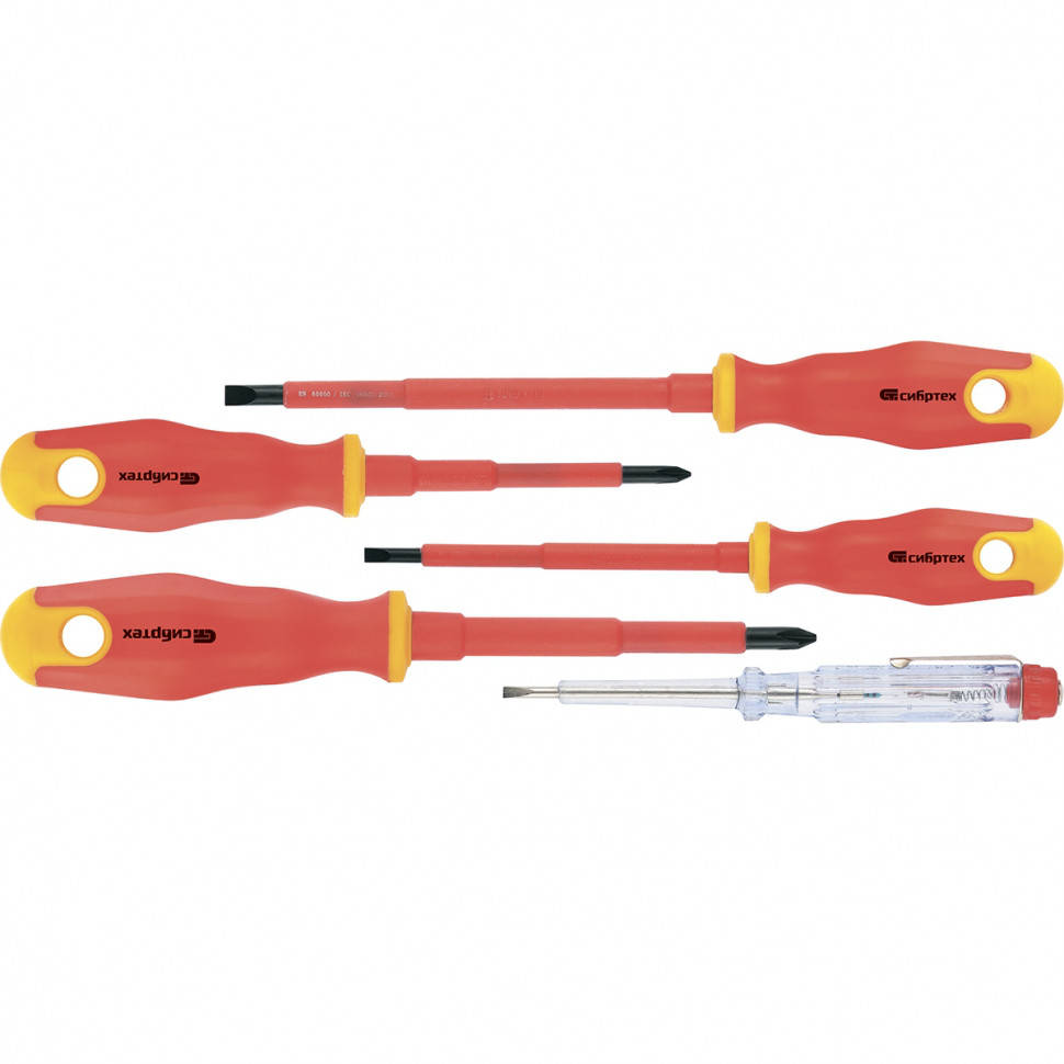 

Набор отверток диэлектрических 5 шт. Сибртех 12937