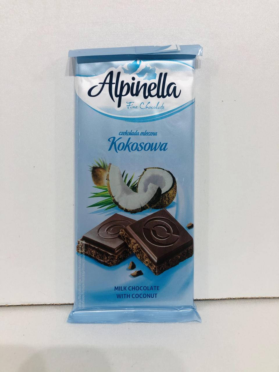 

Шоколад Alpinella Kokosowa 90гр