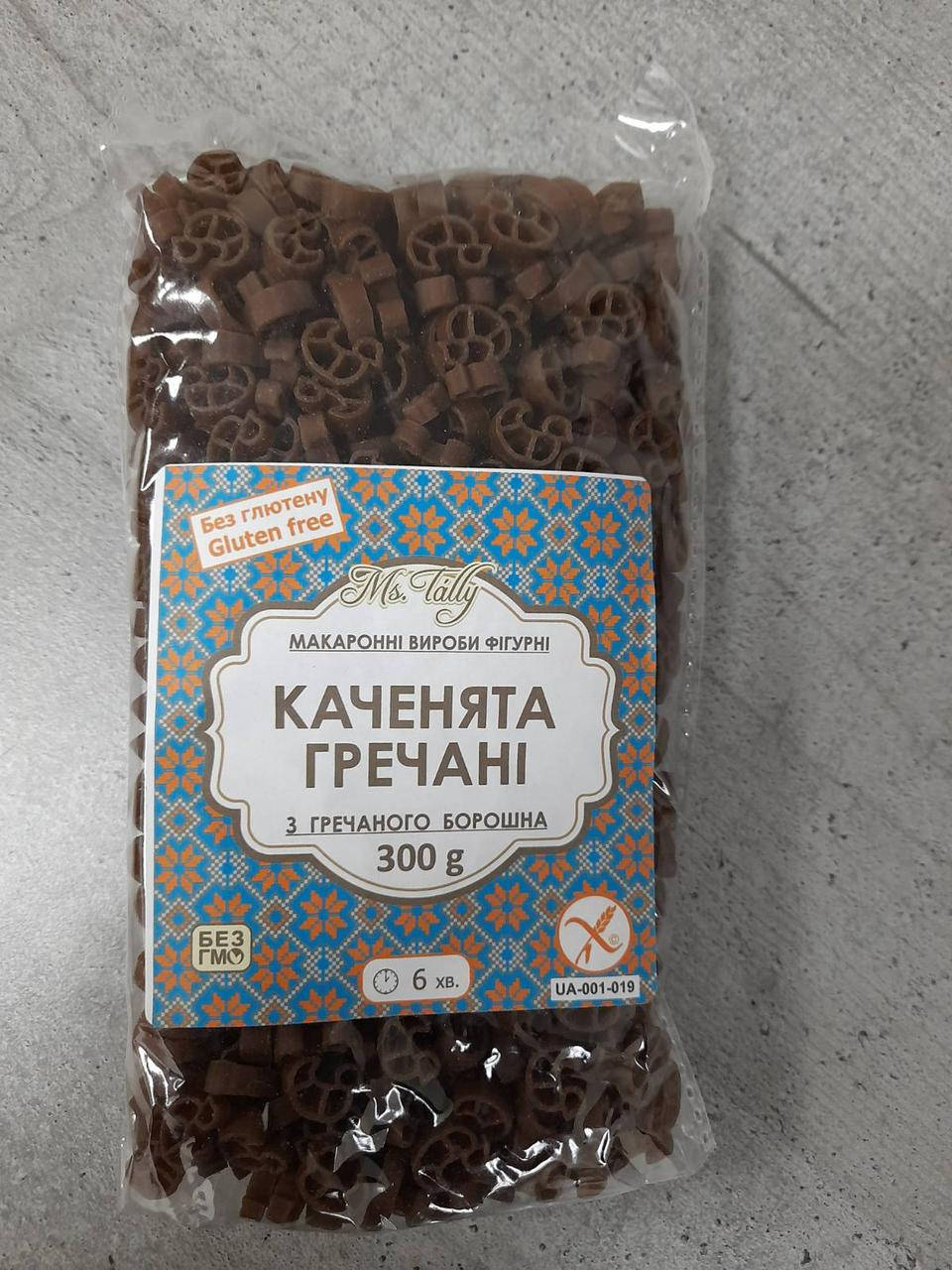 

Фигурные макароны гречневые “Каченята” Ms. Tally 300гр