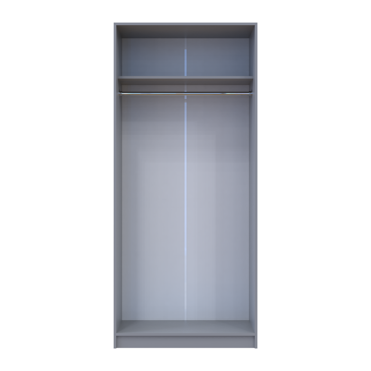 Шафа для одягу Doros Промо Сірий 2 ДСП 90х48х204 (80737764) 4