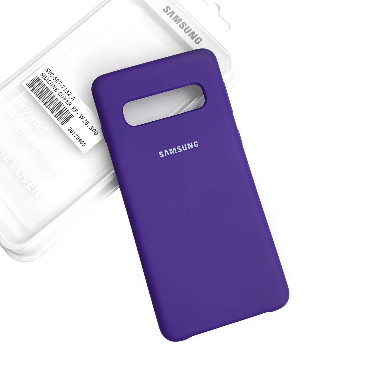 

Силиконовый чехол на Samsung S10 Plus Soft-touch Violet, Фиолетовый