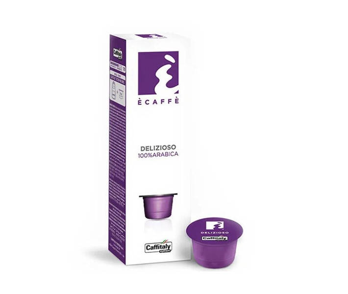 

Кофе в капсулах Caffitaly Cafissimo Ecaffe Delizioso 7/10 (100% арабика) 10 шт.