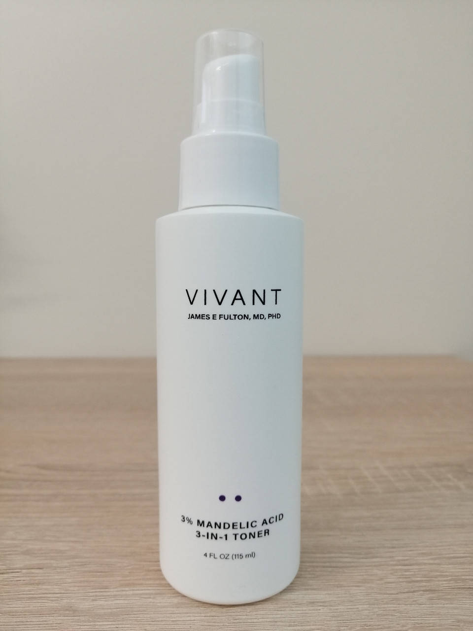 

Vivant 3% Mandelic Acid toner (Вивант Манделик Асид Тонер) 3% Миндальный тонер, 118 мл