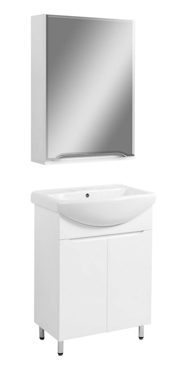 

Комплект для ванной комнаты Висла Т-1 50 + зеркальный шкаф