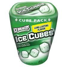 

Жевательная резинка Spearmint Ice Breakers Ice Cubes Gum Bottle, 136 г