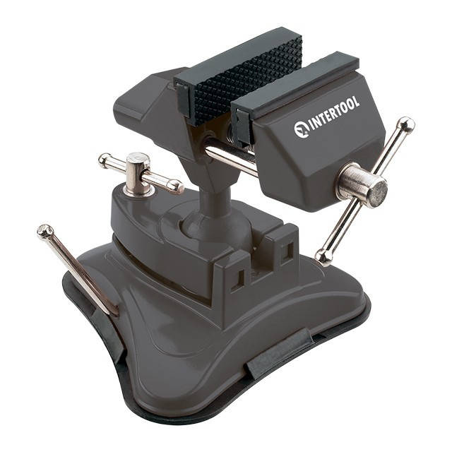 

Тиски универсальные шарнирные 70 мм, 360°, вакуумное крепление INTERTOOL HT-0096