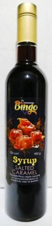 

Сироп для кофе и мороженого BINGO "Соленая карамель" 0,9л