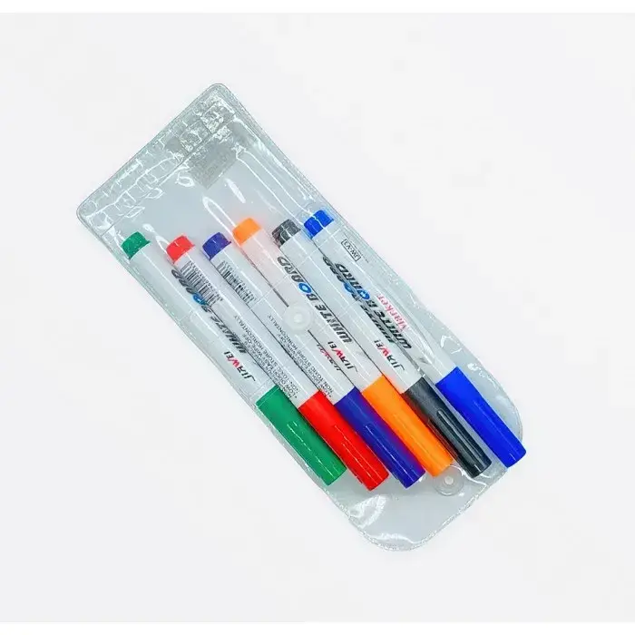 

Набор цветных сухостираемых маркеров для доски (6 шт.)., Разные цвета